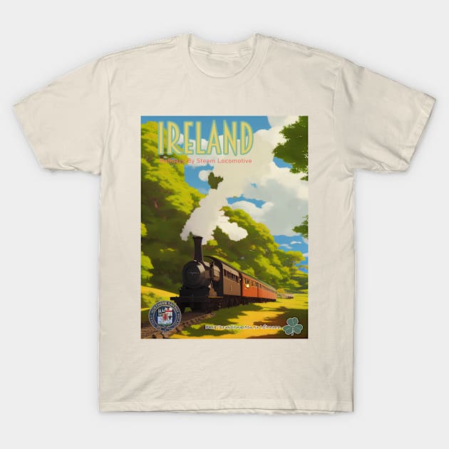 Original Retro Style Ireland Tourism Poster 10 T-Shirt by Ireland